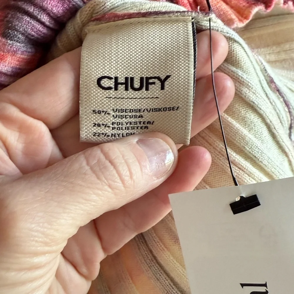 Chufy Ribbed Mock Neck Sweater